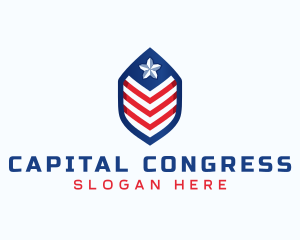 Congress - American Shield Protection logo design