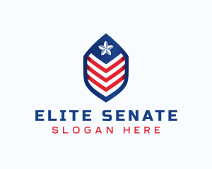 Senate - American Shield Protection logo design