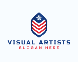 Veteran - American Shield Protection logo design
