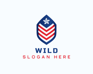 Soldier - American Shield Protection logo design