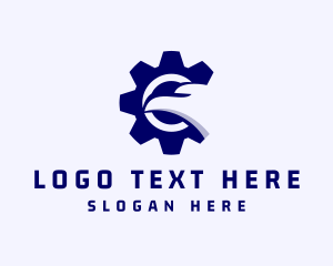 Bird - Eagle Industrial Gear logo design