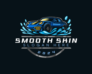 Waxing - Automotive Car Detailing logo design