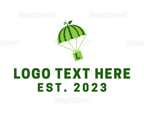 Watermelon Package Delivery Logo