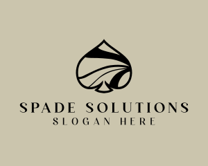 Spade - Spade Wave Poker logo design