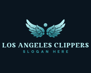 Angel Wings Healing logo design