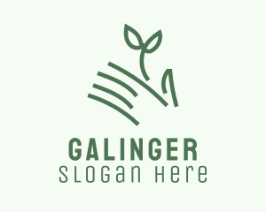 Hand Seedling Gardening  Logo