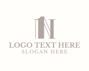 Hotel - Financial Asset Management Letter N logo design