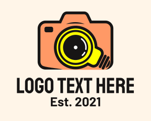 Camera - Camera Bulb Lens logo design
