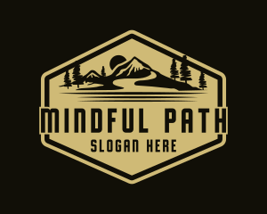 Mountain Path Camper logo design