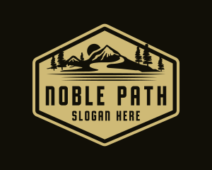 Mountain Path Camper logo design