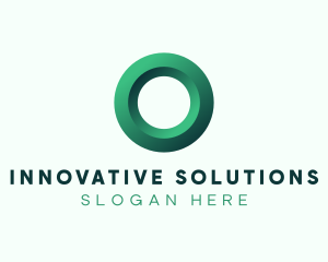 Simple Letter O Business Consulting logo design