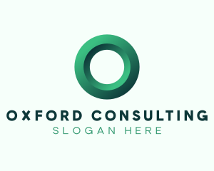 Simple Letter O Business Consulting logo design