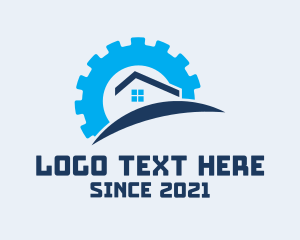 Cogwheel - Industrial Housing Realty logo design