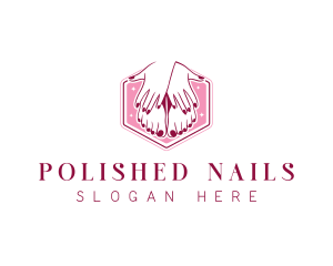 Nail Spa Manicure logo design