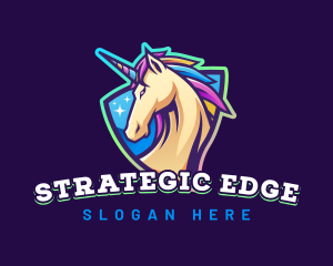 Unicorn Horse Gaming Logo