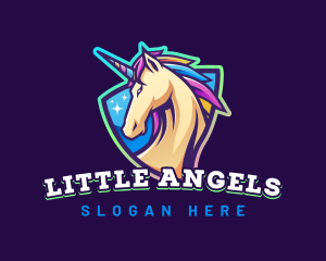 Player - Unicorn Horse Gaming logo design