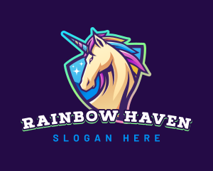 Unicorn Horse Gaming logo design