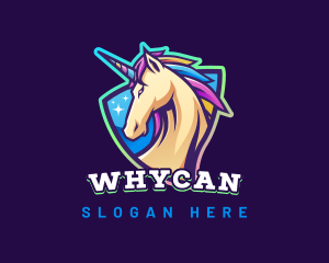 Streamer - Unicorn Horse Gaming logo design