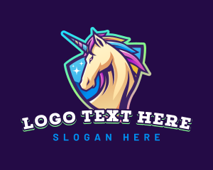 Unicorn Horse Gaming Logo