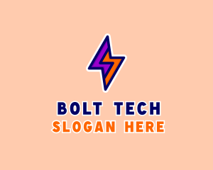 Bolt - Lightning Thunder Bolt logo design