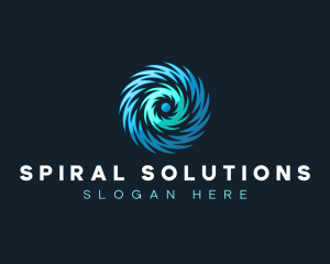 Spiral - Vortex Swirl Spiral logo design