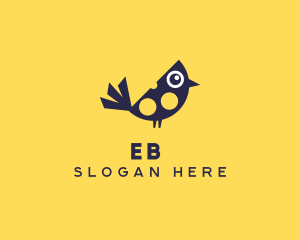 Zoo - Cute Bird Nestling logo design