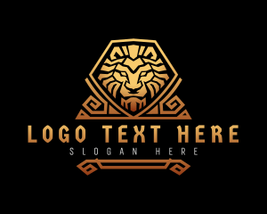 Jewelry - Royal Aztec Lion logo design