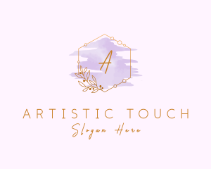 Watercolor Flower Styling logo design