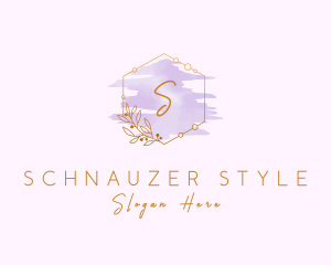 Watercolor Flower Styling logo design