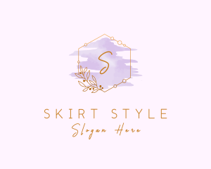 Watercolor Flower Styling logo design