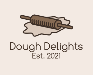 Dough - Rolling Pin Dough Bakery logo design