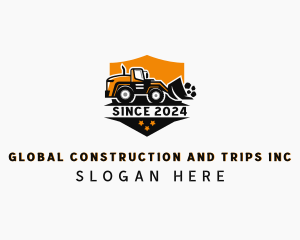 Backhoe Construction logo design