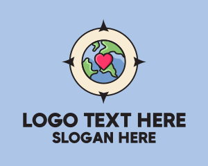 World - World Love Charity logo design