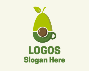 Natural Avocado Drink  Logo