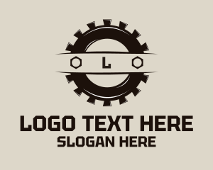 Cogwheel - Engineering Cogwheel Letter logo design