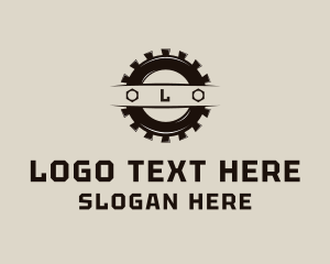 Worker - Engineering Cogwheel Gear logo design