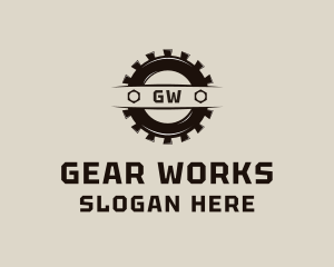 Engineering Cogwheel Gear logo design