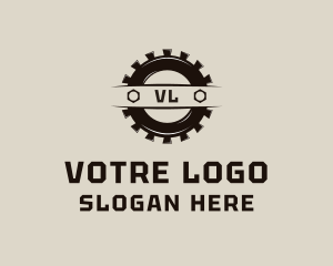 Tools - Engineering Cogwheel Gear logo design