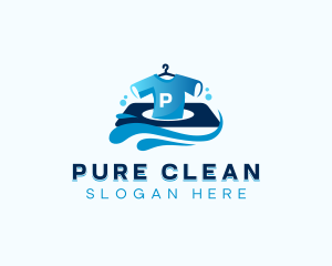 Laundry Clothes Washer logo design