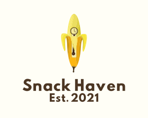 Banana Clock Tower  logo design