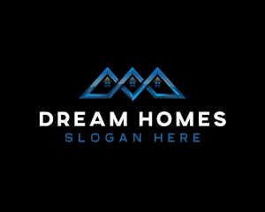 Premium Real Estate Builder Logo