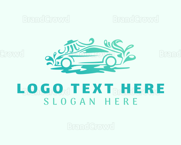 Gradient Car Wash Logo