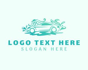 Sedan - Gradient Car Wash logo design