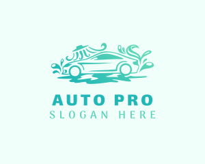 Gradient Car Wash Logo