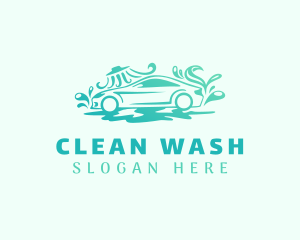 Auto Wash Cleaning logo design