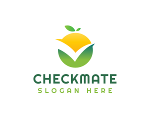 Citrus Fruit Check logo design