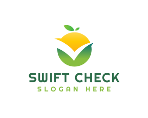 Check - Citrus Fruit Check logo design