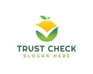 Verification - Citrus Fruit Check logo design