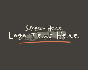 Typography - Funky Hipster Grunge logo design