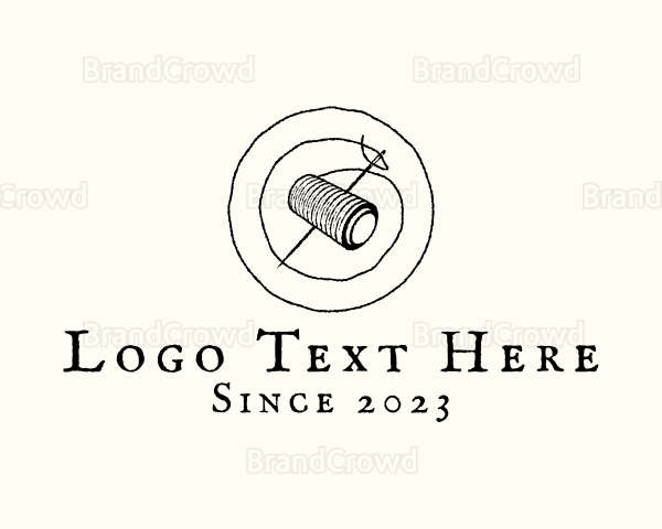 Needle Thread Sewing Logo